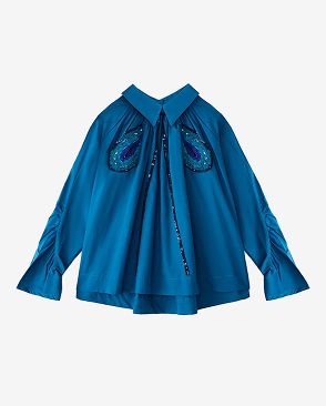 Кардиган с расклешенными рукавами